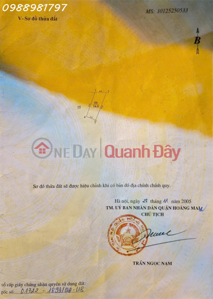 Property Search Vietnam | OneDay | Residential, Sales Listings House for sale on Thinh Liet street, corner lot, 34m2x4 floors, top business