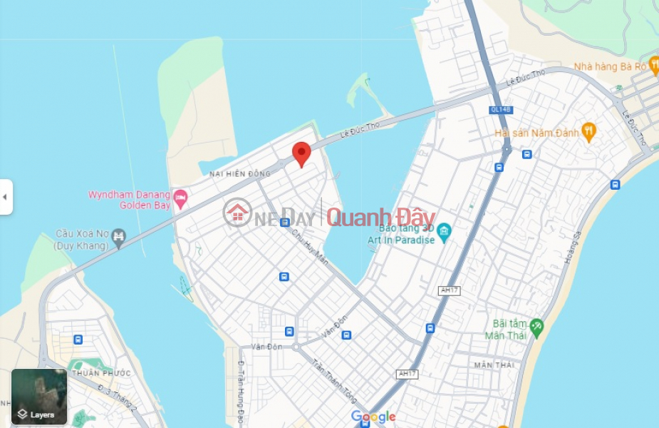 Property Search Vietnam | OneDay | Residential Sales Listings | ►Son Tra Villa Land on Nguyen Dinh Hoan Street, 150m2, 5.6 billion