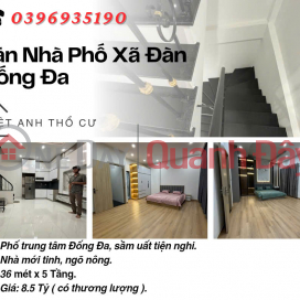 Bán nhà phố Xã Đàn_Nhà Mới Tinh_Ngõ Nông Gần Phố_36mx5T_Giá: 8.6 Tỷ_Lh: 0396935190. _0