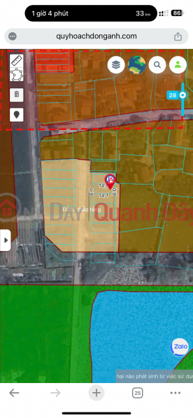 đ 7,85 tỷ LÔ ĐẤT ĐẸP X5 – XÓM ĐÔNG KHÊ NỮ . HƠN 90TR/1M