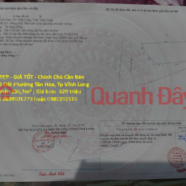 PRIME LOCATION - GREAT PRICE - Owner urgently selling a plot of land in Tan Hoa Ward, Vinh Long City. _0