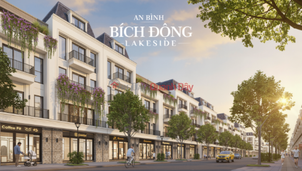 Property Search Vietnam | OneDay | , Niêm yết bán, Lô góc Liền Kề 1 – Bích Động Lakeside – 97m² – mặt tiền 6m – giá từ 70tr/m²