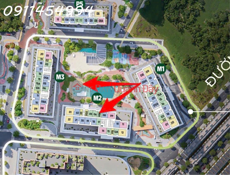 Property Search Vietnam | OneDay | Nhà ở Niêm yết bán | Chỉ với 746 triệu sở hữu ngay căn 2PN 2WC view bể bơi tại The_Parkland Imperia_Ocean_City