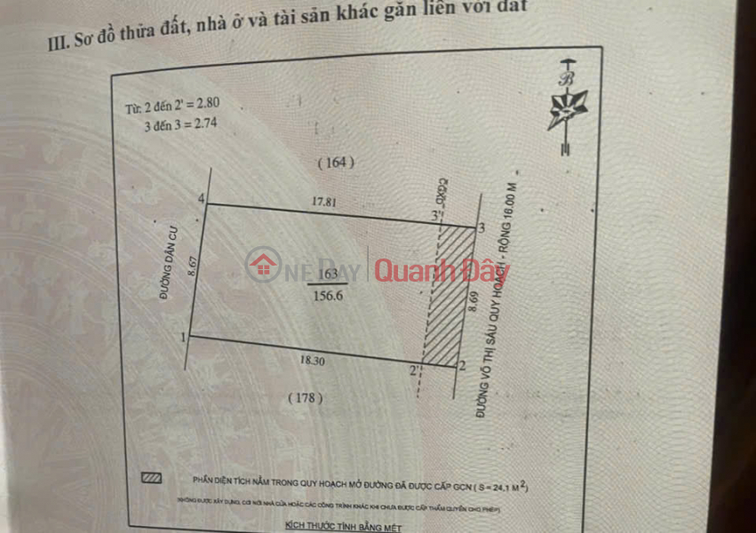 Property Search Vietnam | OneDay | Residential Sales Listings, HOT HOT HOT - OWNER SELLING A 2-STORY HOUSE WITH A STREET FRONTAGE on Vo Thi Sau Street, Truong Thi Ward, Vinh City, Nghe An Province