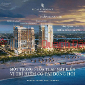 Own an apartment by Nhat Le beach - permanent ownership. 2-bedroom apartment at Regal Residence Signature _0