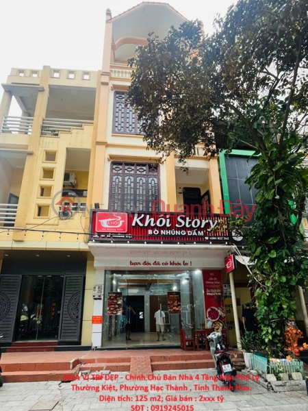 PRIME LOCATION HOUSE - Owner Selling 4-Story House on Ly Thuong Kiet Street, Hac Thanh Ward, Thanh Hoa Province. Sales Listings