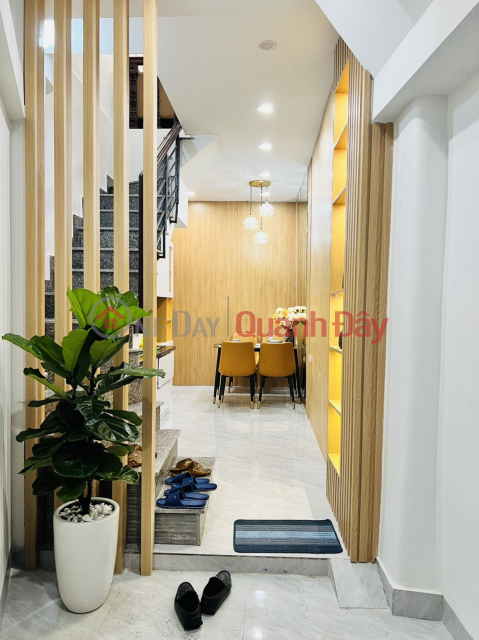 Whole house for rent in Kham Thien Alley, Dong Da, 4 floors, 2 bedrooms - Price 16 million - Fully furnished as pictured _0