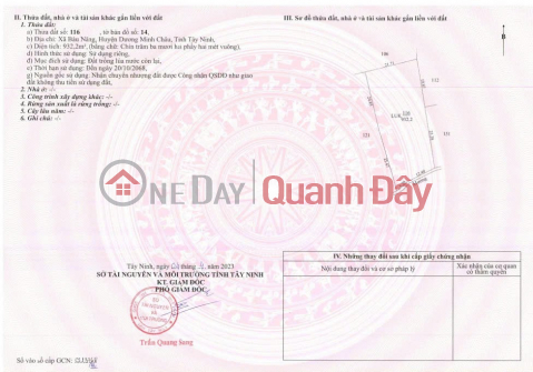 ĐẤT ĐẸP- GIÁ TỐT - TÂY NINH – CƠ HỘI Đầu Tư Hiếm Có _0