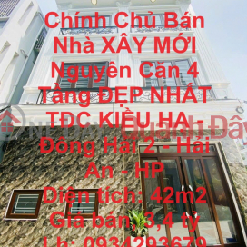 Chính Chủ Bán Nhà XÂY MỚI Nguyên Căn 4 Tầng ĐẸP NHẤT TĐC KIỀU HẠ - Đông Hải 2 - Hải An - HP _0