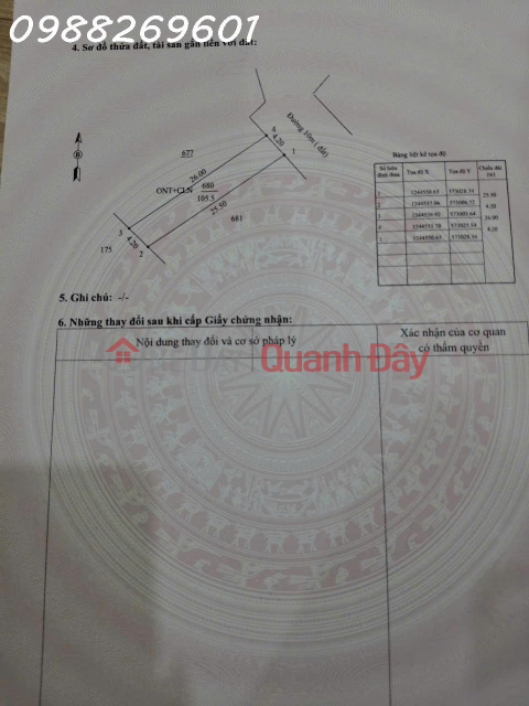 OWNER NEEDS TO SELL. Land plot with individual title deed located in Truong Dong, Hoa Thanh, Tay Ninh province. _0
