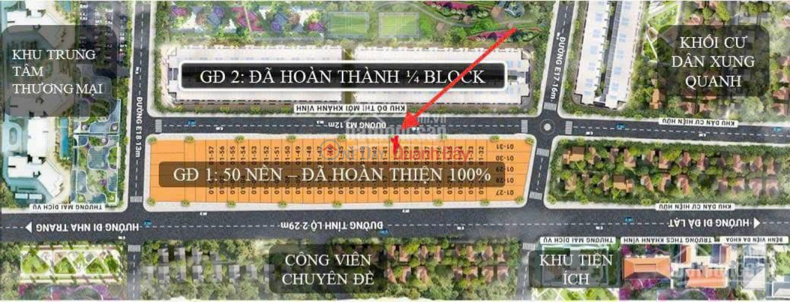 Land lot for sale right at Khanh Vinh Shopping Center. PRICE 880 MILLION Sales Listings