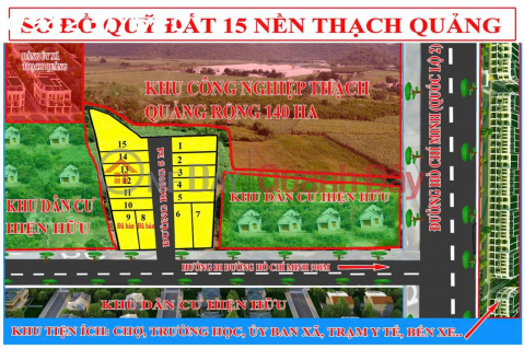 Cần tiền bán nhanh lô đất 212m2 đường mòn HCM, xã Thạch Quảng, Thanh Hóa, giá đầu tư _0