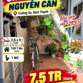 Cho thuê nhà nguyên căn Trường Sa, Bình Thạnh 7.5tr _0