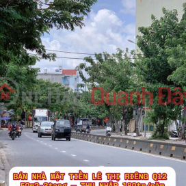 Bán nhà mặt tiền Lê Thị Riêng Q12 , 50m2-3tang , thu nhập 180tr/nam - 6 tỷ nhỉnh 0932030061 _0