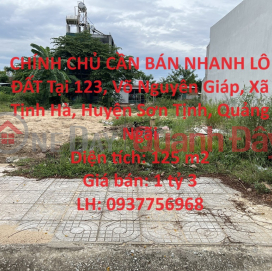 OWNER NEEDS TO SELL LAND LOT QUICKLY At 123 Vo Nguyen Giap, Tinh Ha Commune, Son Tinh District, Quang Ngai _0