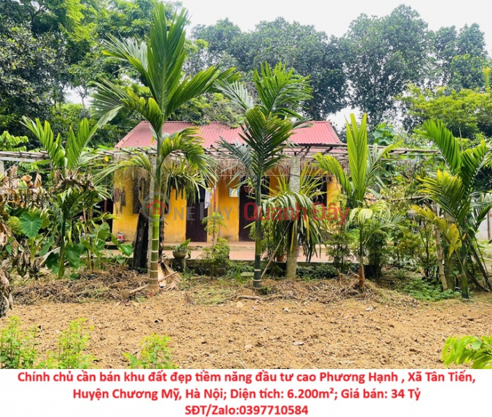 Chính chủ cần bán khu đất đẹp tiềm năng đầu tư cao Phương Hạnh , Xã Tân Tiến, Huyện Chương Mỹ, Hà Nội Niêm yết bán