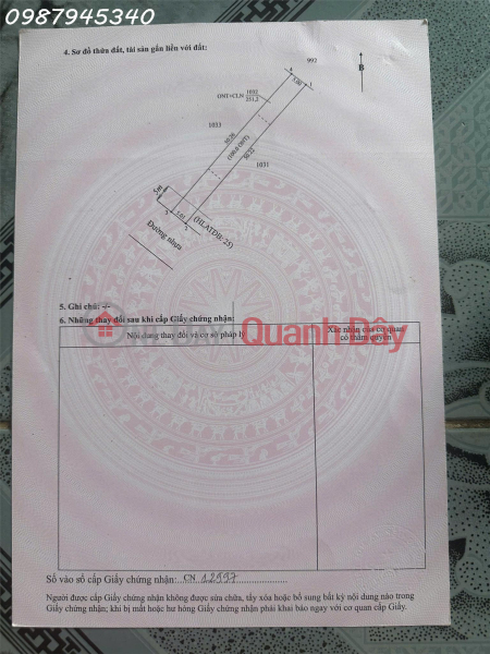 Property Search Vietnam | OneDay | Nhà ở | Niêm yết bán Cần tiền bán nhanh lô đất tại Ấp Núi Cậu, Dầu Tiếng, DT 251,2m2, giá 2,5 tỷ