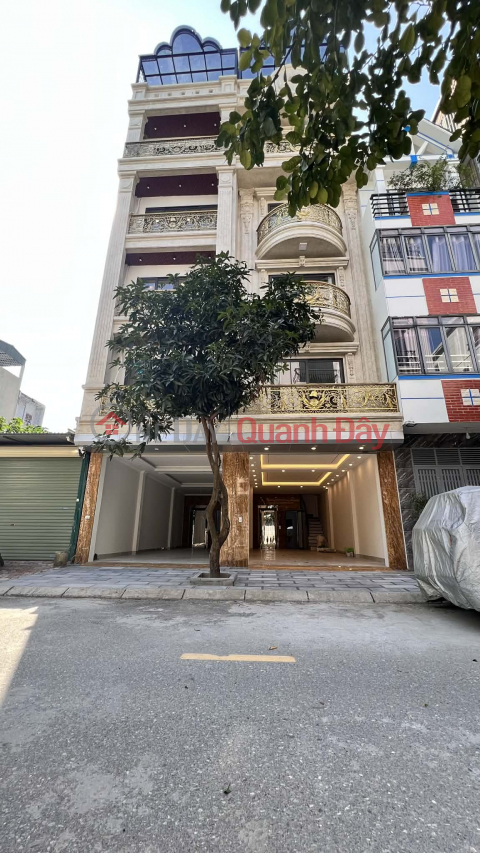 Beautiful house in Thach Ban, 6 floors, elevator, sidewalk, car access, business, fully furnished _0