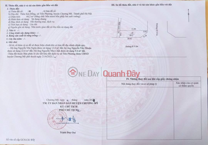 CC Needs Quick Liquidation Area 44.2m2, only 2.x billion, Super VIP Land Plot with Tien Phuong Service, corner lot, adjacent to Highway 6 Sales Listings