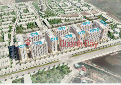 EverGreen social housing Trang Due, An Duong, Hai Phong, price from 400-900 million S = 26-55m2, 2 bedrooms, 1 toilet, main pink book _0
