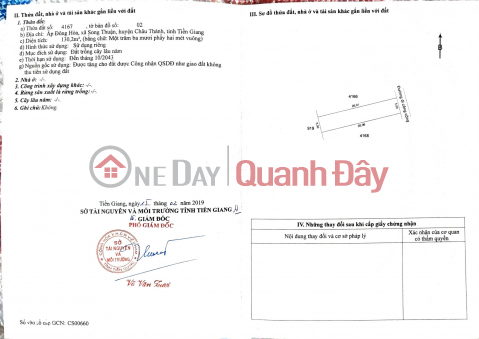 BEAUTIFUL LAND - GOOD PRICE - QUICK SALE 3 Plots of Land in Prime Location at Song Thuan, Chau Thanh, Tien Giang _0