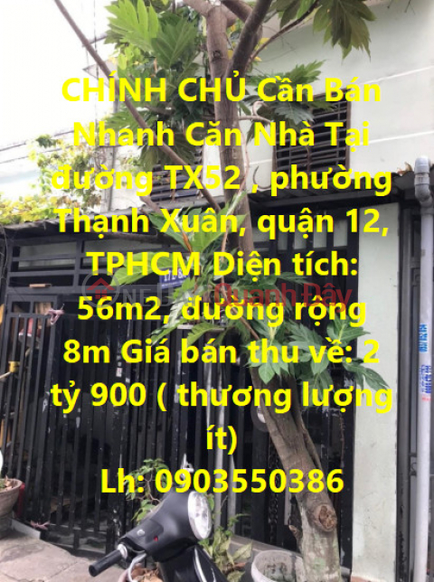 OWNER Needs To Sell House Quickly In District 12, HCMC _0