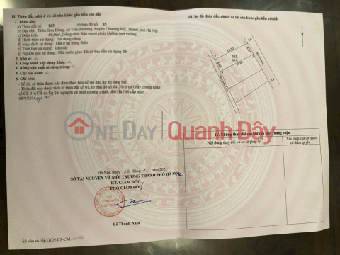 Quanh 2 tỷ làn 2 Ql6 tại Tiên Phương - giáp thị Trấn Chúc Sơn
- Diện tích: 60m _0