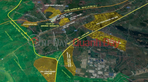 LAND - AROMA TRANG HA URBAN AREA - TU SON CENTER - BAC NINH - PRICE ONLY 2xx BILLION\/LOT _0