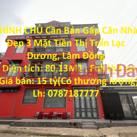 GENERAL Urgent Sale Beautiful House 3 Fronts Lac Duong Town, Lam Dong _0