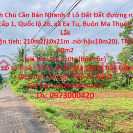 Owner Needs To Sell Quickly 2 Lots Of Land Super Nice Location Investment Price In Buon Ma Thuot City _0