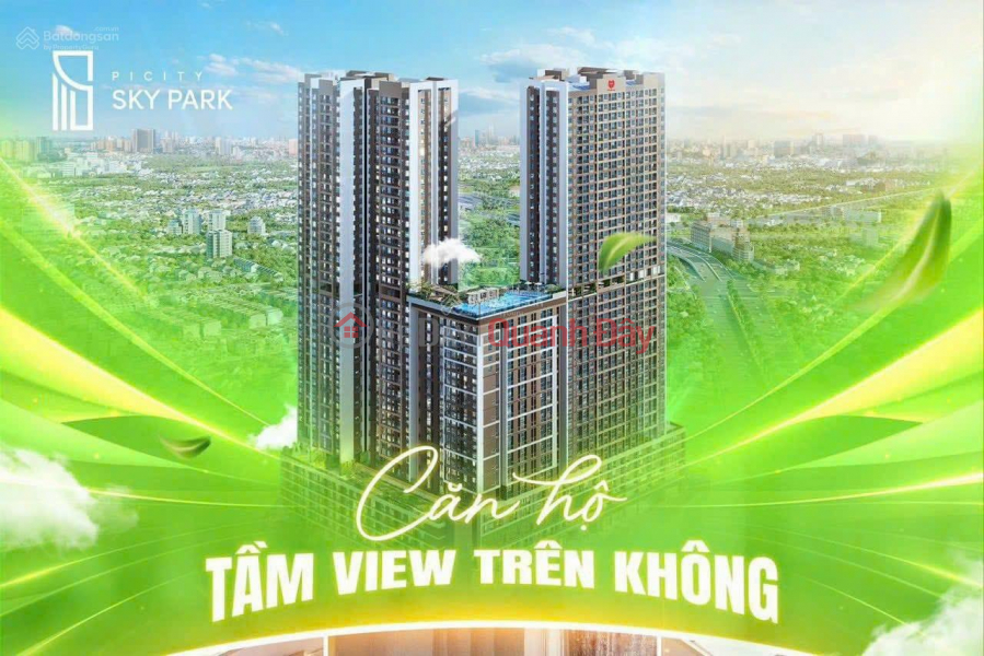 SIÊU PHẨM! căn hộ Picity Sky Park Phạm Văn Đồng 2PN1WC 60m2 giá chỉ từ 1,9 tỷ gần Gigamall, NH hỗ trợ vay 70%, Việt Nam, Bán | đ 1,9 tỷ