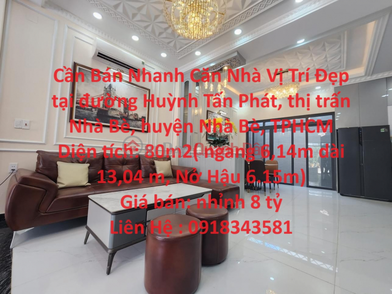 Need to Sell House Quickly with Nice Location in Nha Be District, HCMC Sales Listings