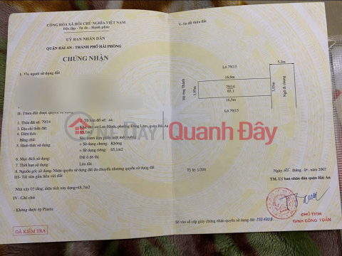 Owner Needs to Sell House No. 19, Lane 329, Ngo Gia Tu, Dang Lam Ward, Hai An District, Hai Phong _0
