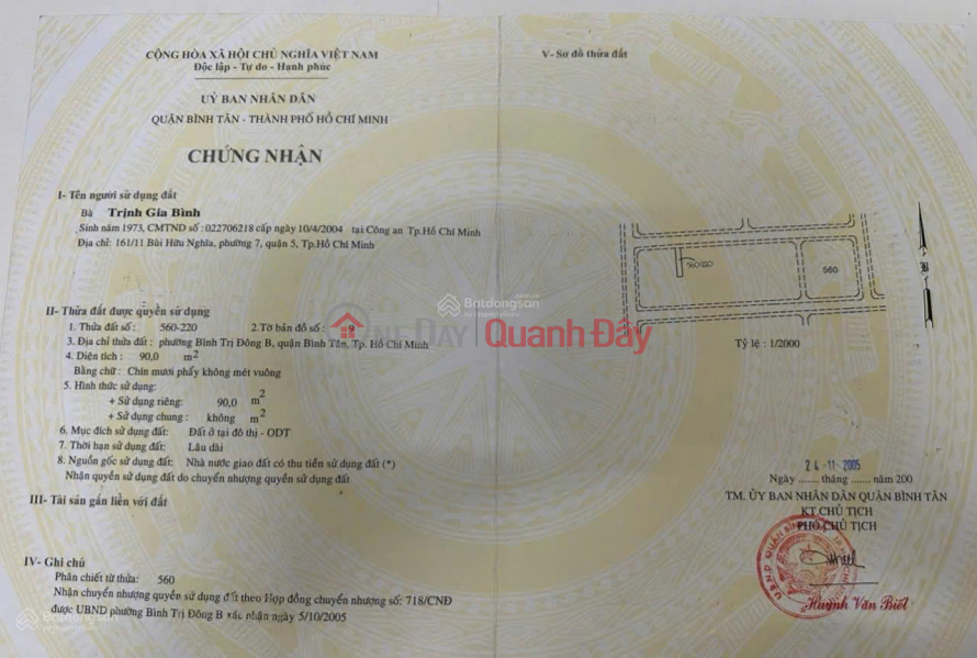 Lô cuối cùng 4m giá siêu rẻ, khu Tên Lửa, ép giá chốt nhanh trong tháng Niêm yết bán