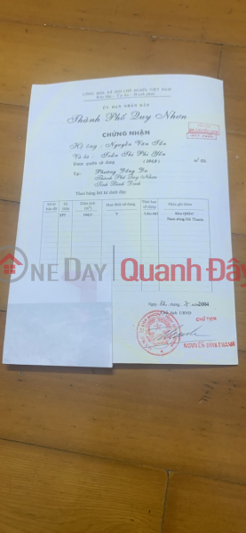 OWNER NEEDS TO SELL LAND LOT QUICKLY - GOOD PRICE At 145 Hoa Lu, Dong Da Ward, Qui Nhon City, Binh Dinh Province., Vietnam, Sales, ₫ 5.5 Billion