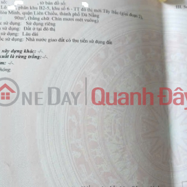 Bán cặp đât đường 10,5m Thanh Nghị - trục thông Nguyễn Sinh Sắc _0