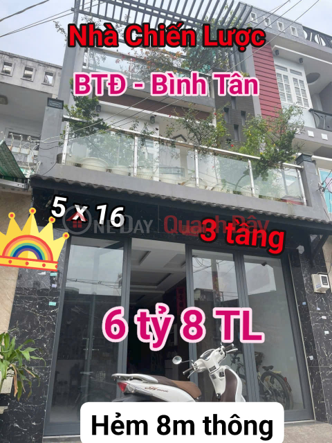 3-STOREY HOUSE 80M2 - 5X16 - STRATEGY - BINH TAN - ABOVE 6 BILLION 5 _0