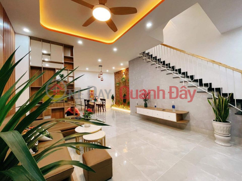 House 3 floors 3 love Hai Chau District - Hoa Cuong Bac Ward. Kiet 3m from the main road Hoang Thuc Tram 40m _0