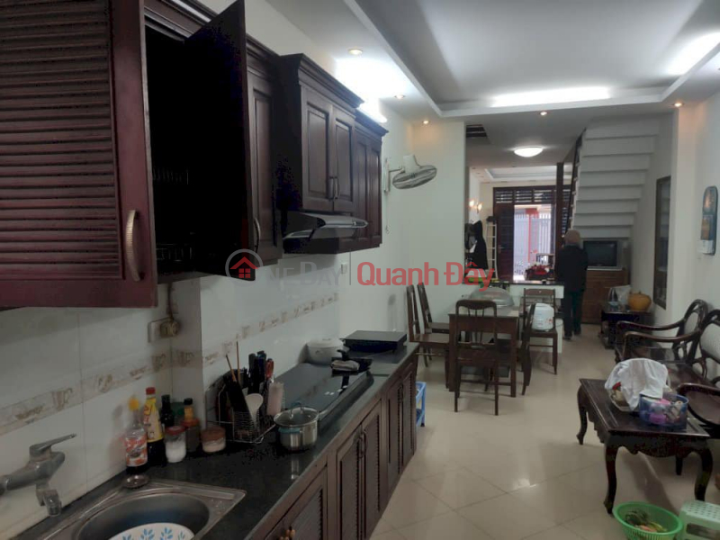 Property Search Vietnam | OneDay | Residential, Sales Listings, House for sale in Fort Dai Lang 70m2 4 floors asking price 11 billion Dong Da Small car parked at the door