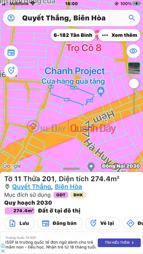 ĐẤT ĐẸP - GIÁ TỐT - CHÍNH CHỦ BÁN LÔ ĐẤT Vị Trí Đẹp Tại Thành Phố Biên Hòa, Đồng Nai _0