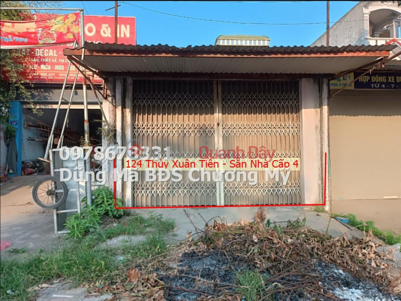 PRICE ONLY 5TY6 TO OWN BUSINESS LAND LOT IN THUY XUAN TIEN-CHUONG MY Sales Listings