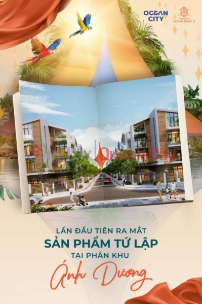 Siêu phẩm biệt thự tứ lập Ánh Dương, Vin Oceanpark 3, mảnh ghép được chờ đợi nhất quý 2/2024 120m2 -giá chỉ Niêm yết bán