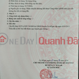 ĐẤT ĐẸP – GIÁ TỐT – CHÍNH CHỦ CẦN BÁN LÔ ĐẤT tại xã Ea M’nang, Cư M’gar, Đắk Lắk _0