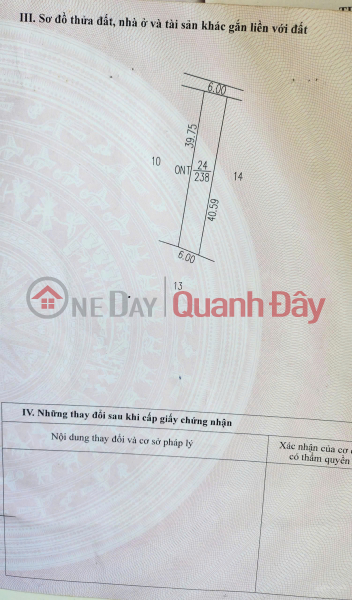 Property Search Vietnam | OneDay | Nhà ở | Niêm yết bán | Đất ở Lại Thượng, Thạch Thất full thổ cư, sổ đỏ chính chủ cất két, không qua môi giới, giá cực tốt