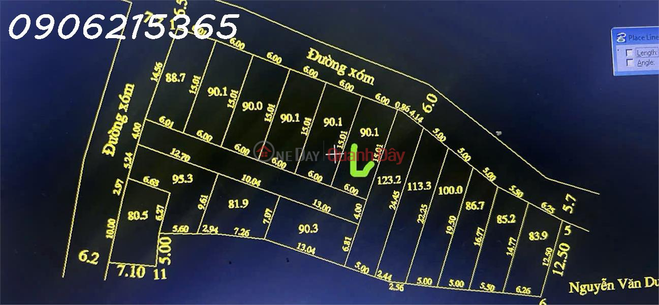 I need to sell a 90m2 plot of land in Nam Phuong Tien, Chuong My, a little over 1 billion Sales Listings