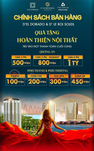 Mở bán Chung cư D\'Le Roi Soleil 59 Xuân Diệu nhận nhà ngay, giá tốt nhất Việt Nam, Bán | đ 8 tỷ