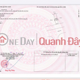 BEAUTIFUL LAND FOR SALE AT GOOD PRICE - GOOD LOCATION IN THU DAU MOT, BINH DUONG PROVINCE _0