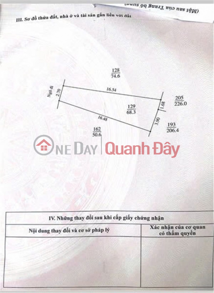 Property Search Vietnam | OneDay | Residential | Sales Listings Owner Needs to Sell a Land Plot and Give A Level 4 House in Zone 4, Tan Binh Ward, Hai Duong