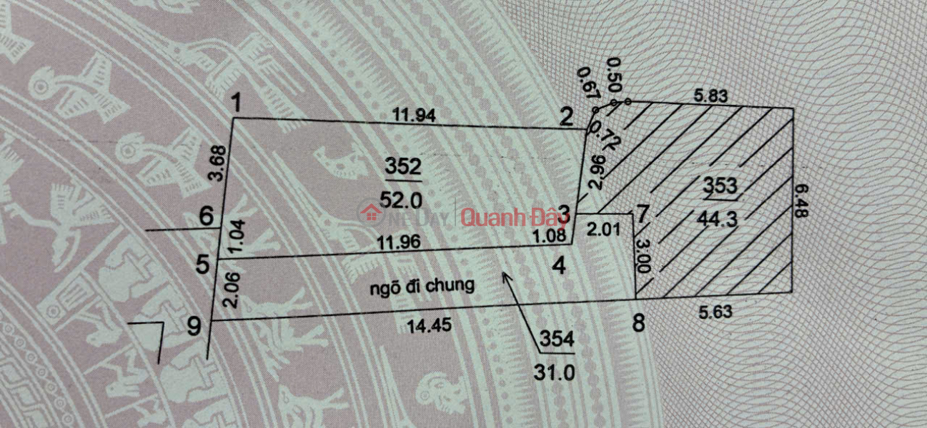 OWNER NEEDS TO SELL 52 SQM OF DA TON, CAR ACCESS, PRICE 4.1 BILLION, CONTACT 0985865658 Sales Listings