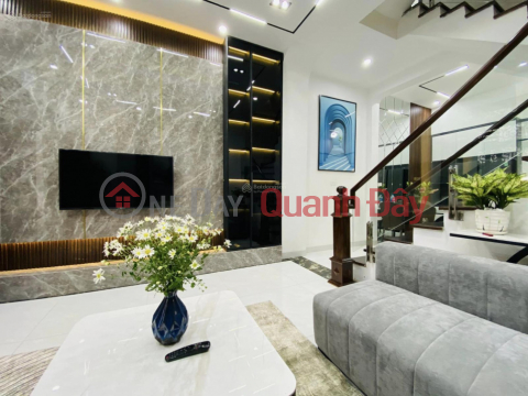 House for sale in Bang Liet - Linh Dam, 56m2 x 4 floors, beautiful, near the road, price 7.9 billion, big alley, wide _0